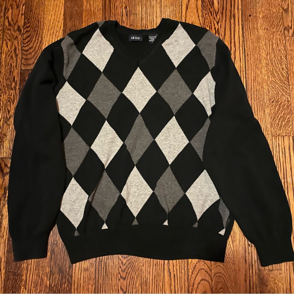 plaid sweater